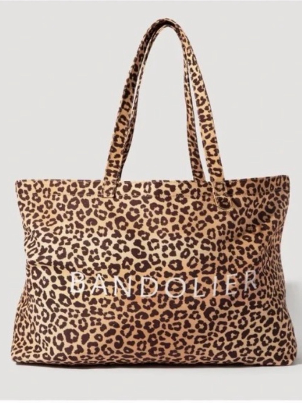 Bandolier Leopard-Print Tote